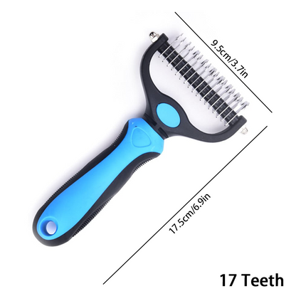 🐾 Professional Deshedding Tool for Dogs & Cats – Gentle, Efficient & Fur-Free Home ✨💖（Big Sale）