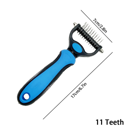 🐾 Professional Deshedding Tool for Dogs & Cats – Gentle, Efficient & Fur-Free Home ✨💖（Big Sale）