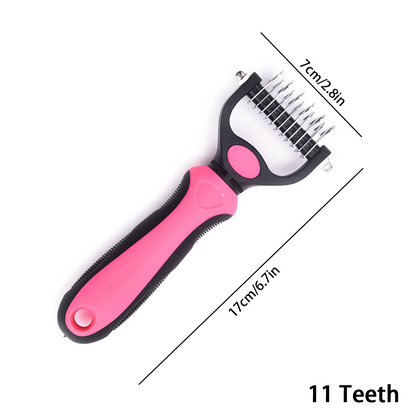 🐾 Professional Deshedding Tool for Dogs & Cats – Gentle, Efficient & Fur-Free Home ✨💖（Big Sale）